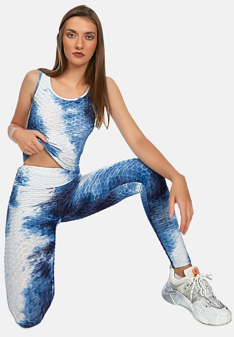 scrunch tie dye workout pants