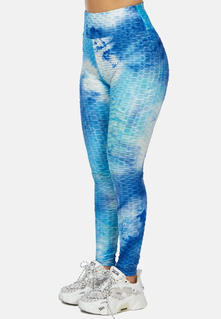 scrunch tie dye workout pants