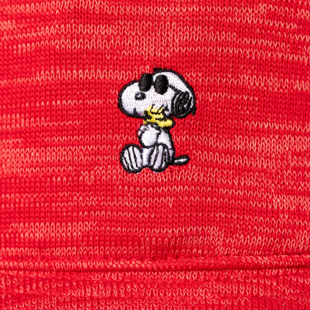 Snoopy Red and Coral Speckled Hero Bucket Hat