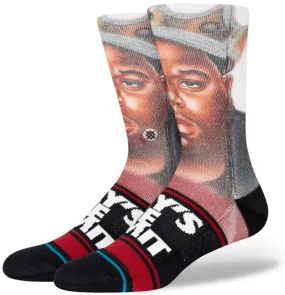 Stance Socks Unisex Biggie Sky's The Limit Crew Black