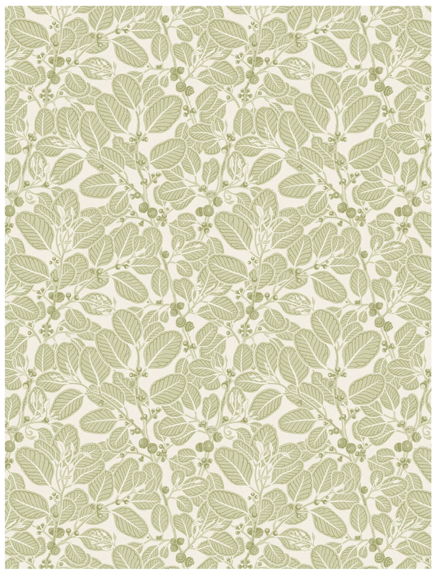 Stringybark Green Wallpaper Swatch Sample