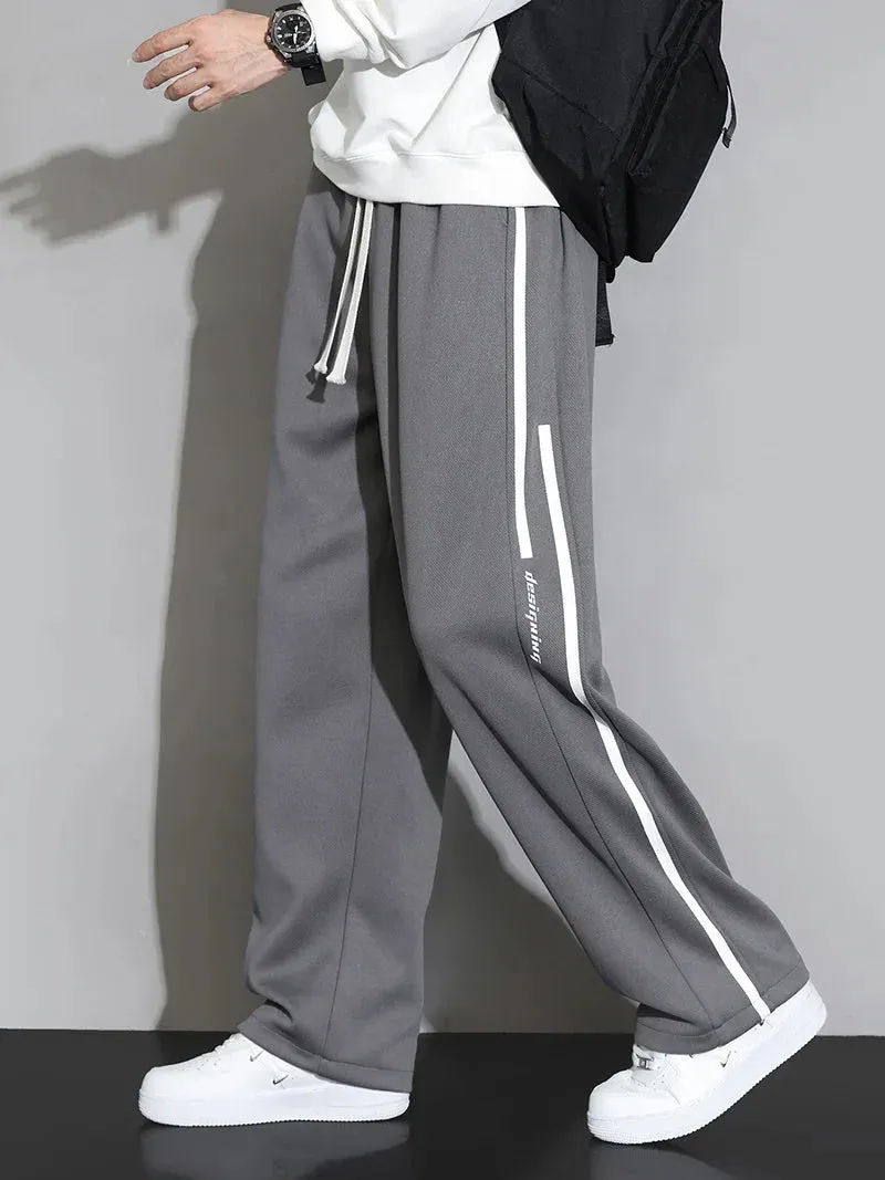 Sweatpants Men Baggy Joggers Wide Leg Pants Breathable Loose Outdoor Trousers Fashion Design Jogging Pants