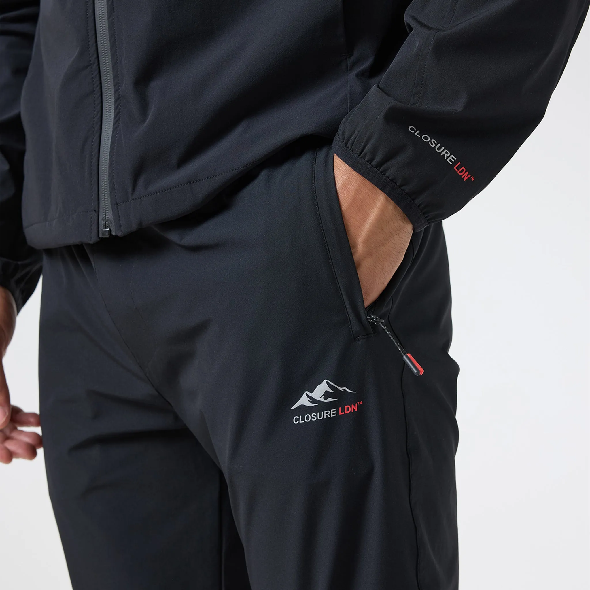 Tech Performance Pant | Black/Red