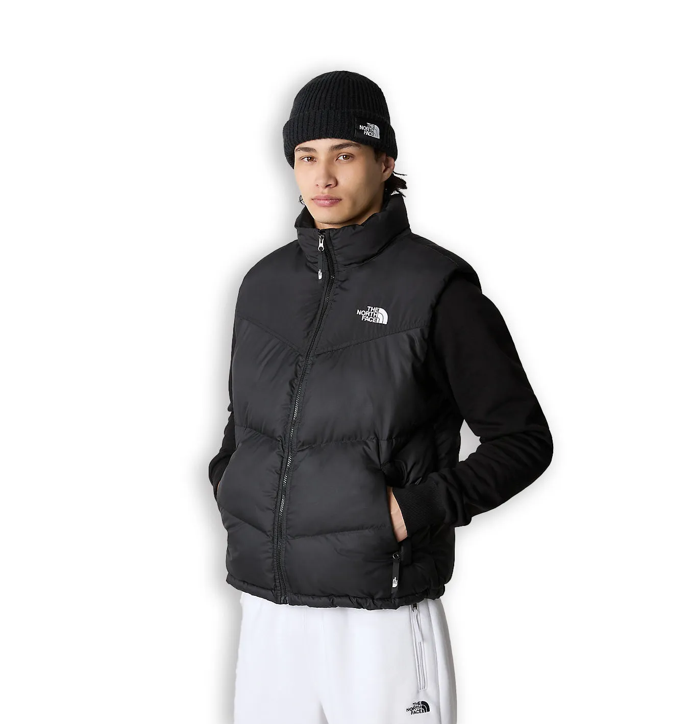 The North Face Men'S Saikuru Vest Polyfill Black Black Man