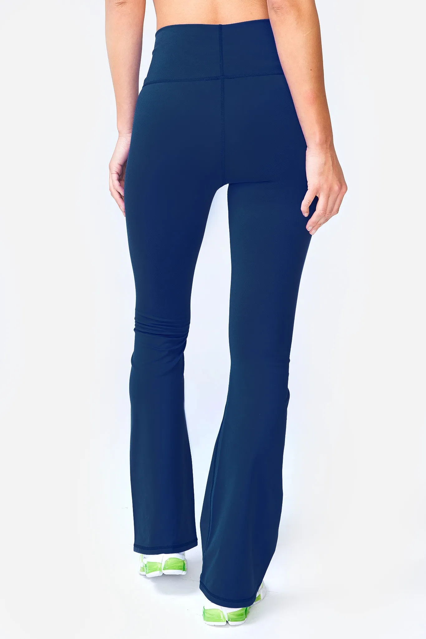 TLC Flare Leggings in Navy