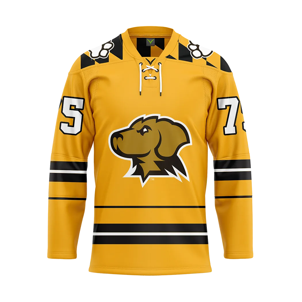 UMBC Gold Custom Replica Jersey