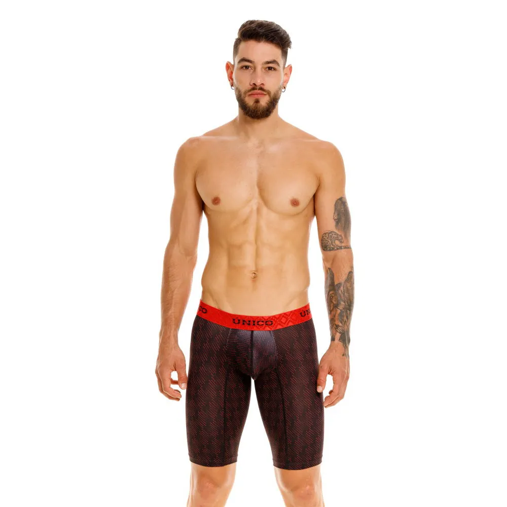 Unico Boxer Xtra Long Leg Suspensor ATHLETIC SEMITONO Polyester