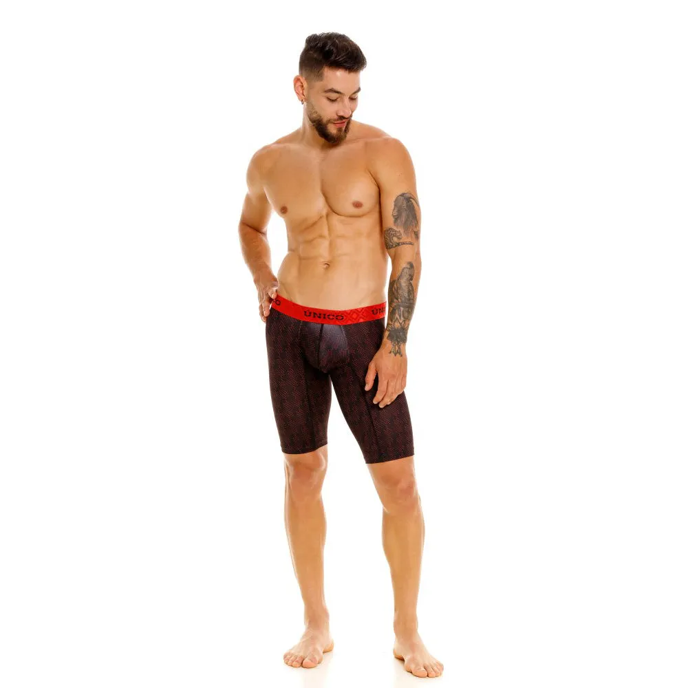 Unico Boxer Xtra Long Leg Suspensor ATHLETIC SEMITONO Polyester