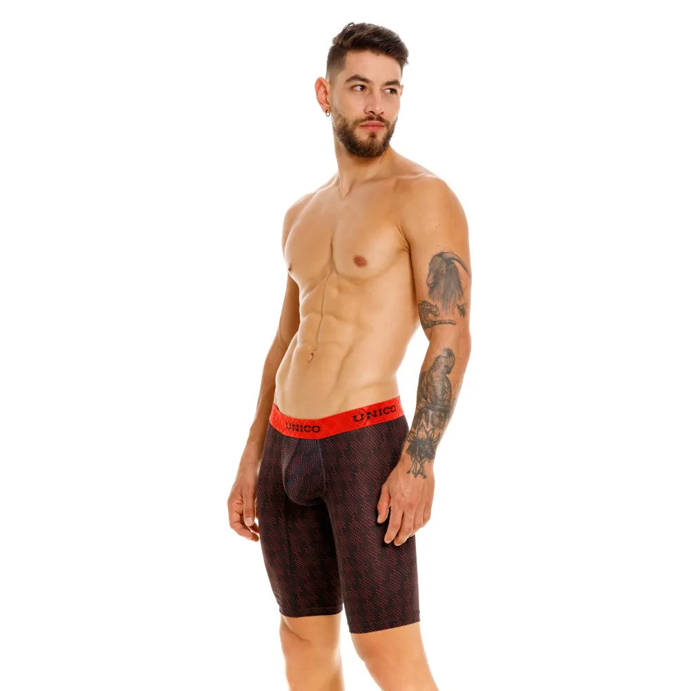 Unico Boxer Xtra Long Leg Suspensor ATHLETIC SEMITONO Polyester