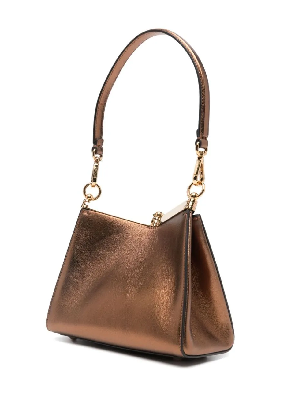 VELA SMALL LEATHER SHOULDER BAG