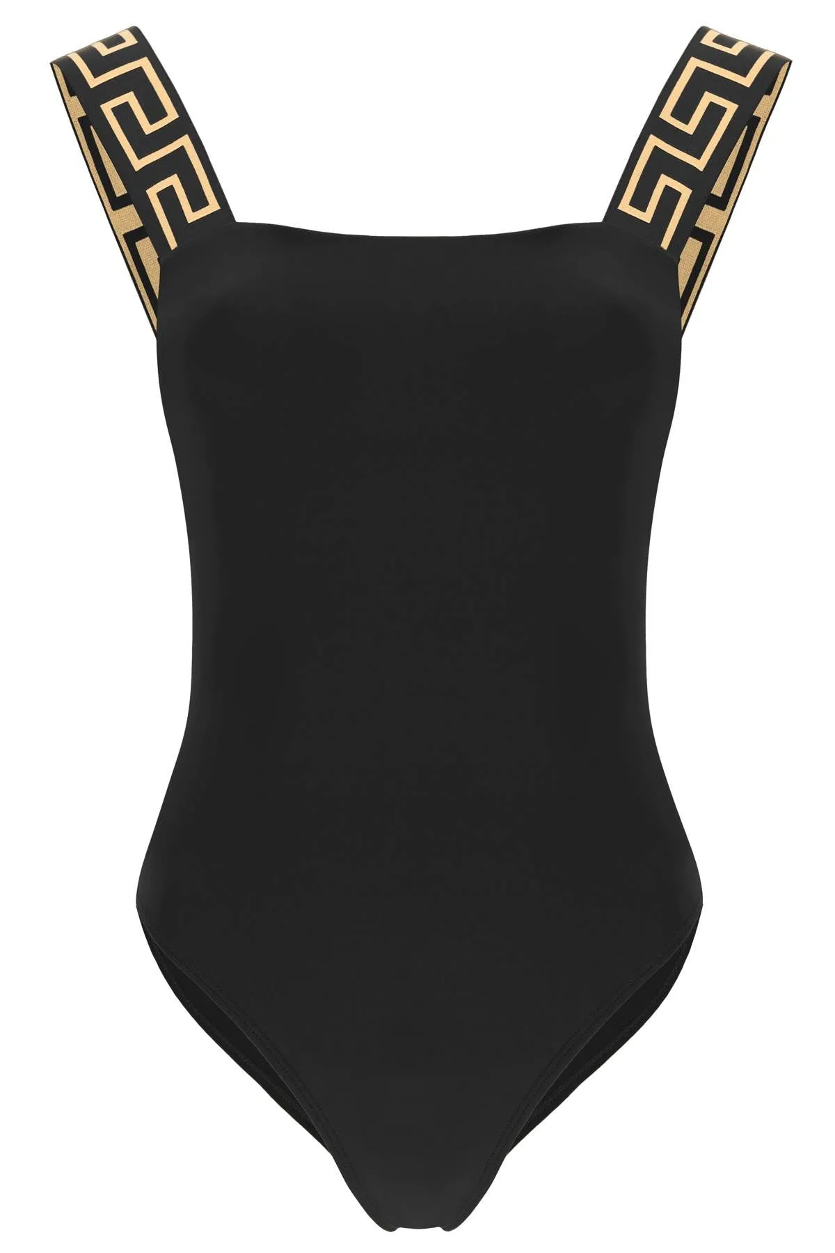 VERSACE one-piece swimsuit with greek border