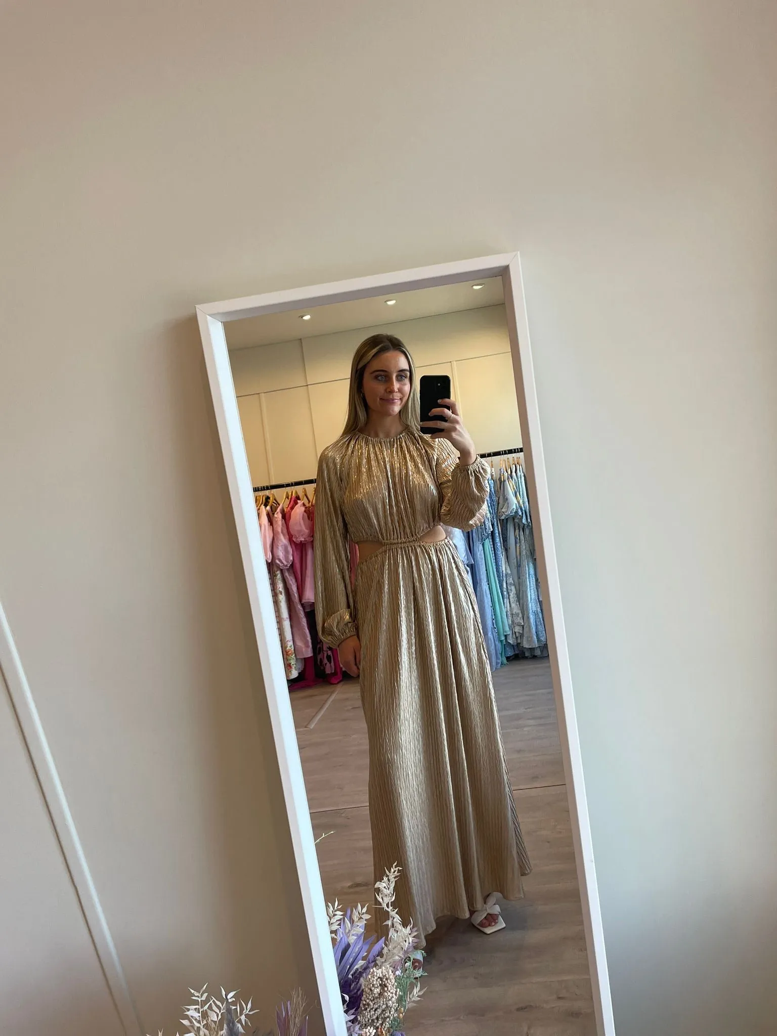 Vita Grace Gold Dress