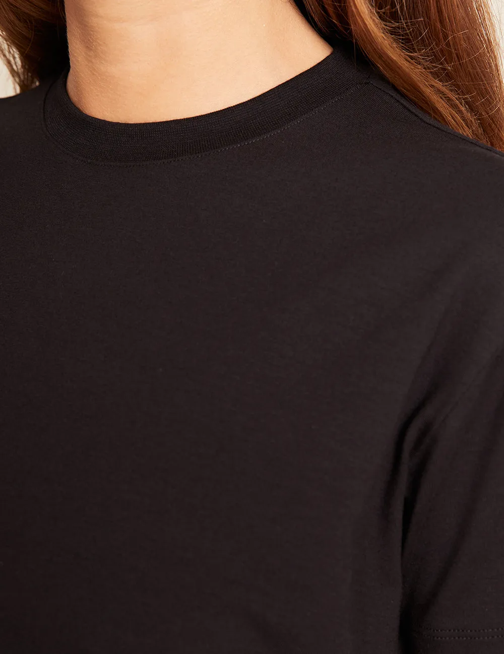 Women's Classic Crew Neck T-Shirt - Black