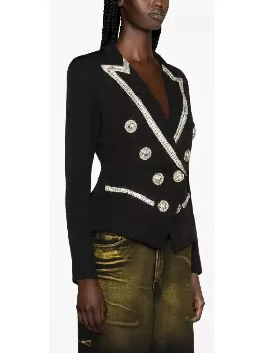 Women’s Double-Breasted Embellished Jacket