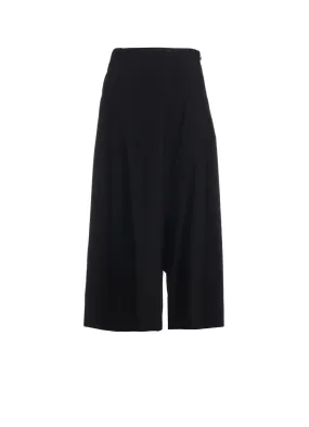 WOOL GABARDINE BACK YORK SKIRT PANTS