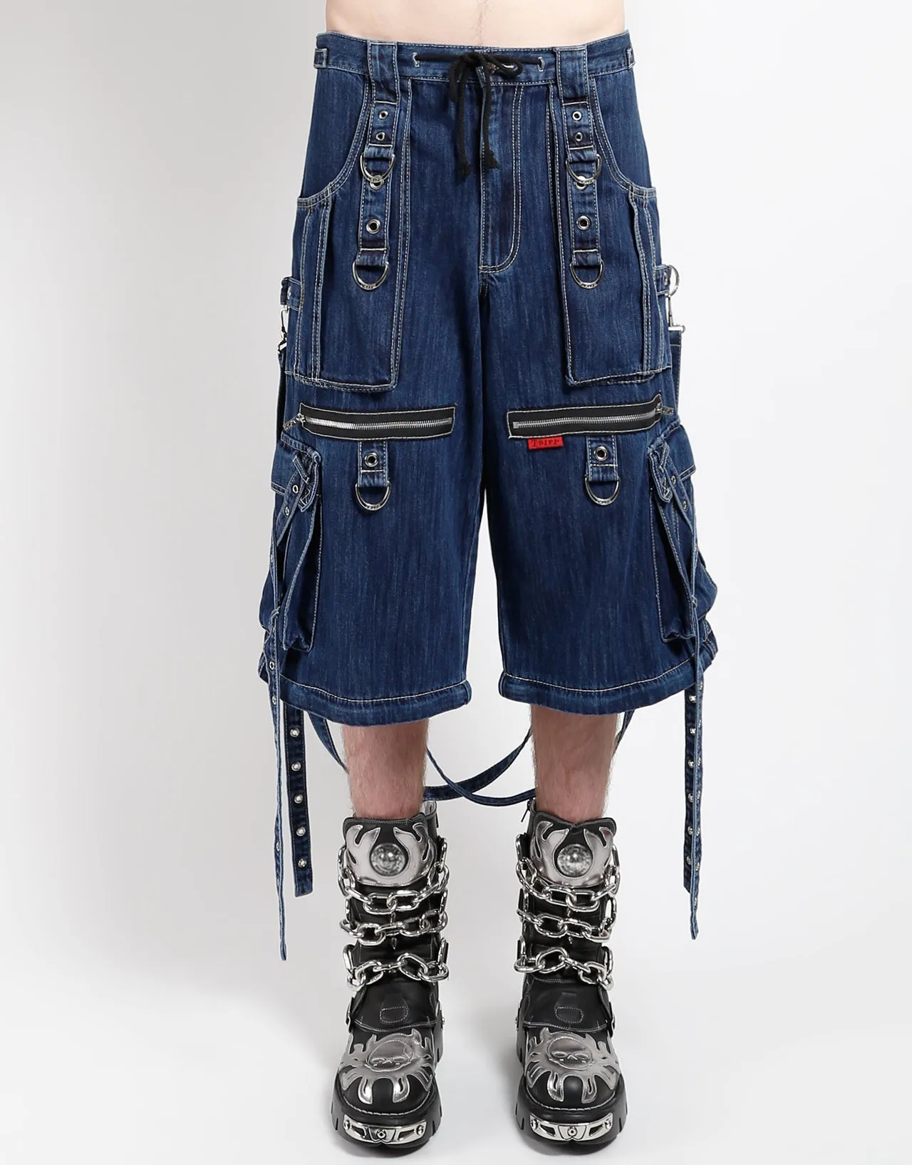 X-STRAP PANT BLUE DENIM