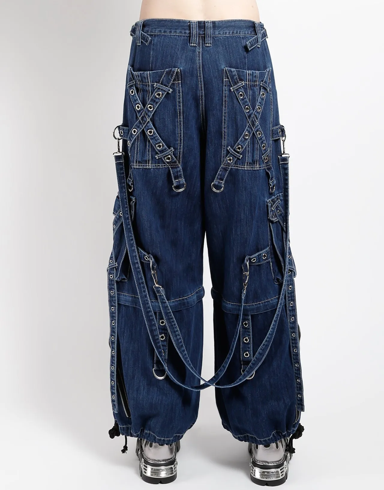 X-STRAP PANT BLUE DENIM