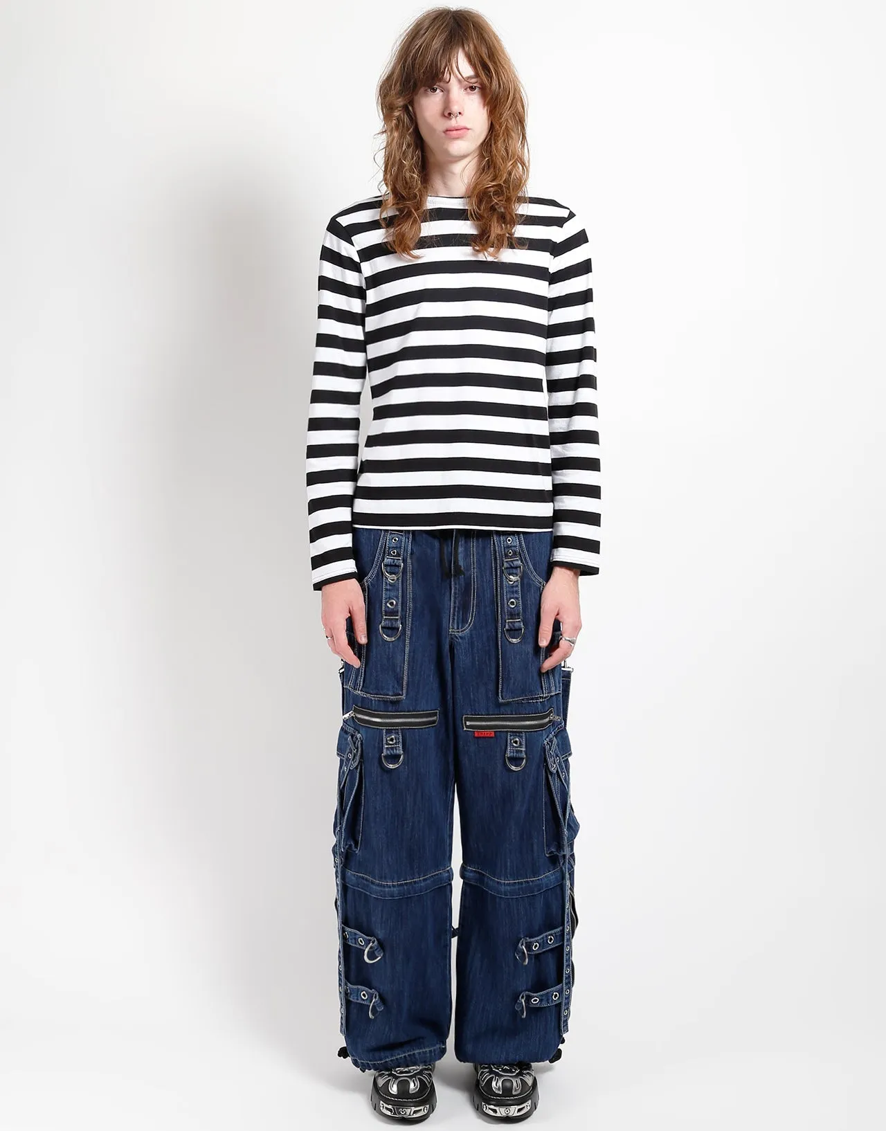 X-STRAP PANT BLUE DENIM