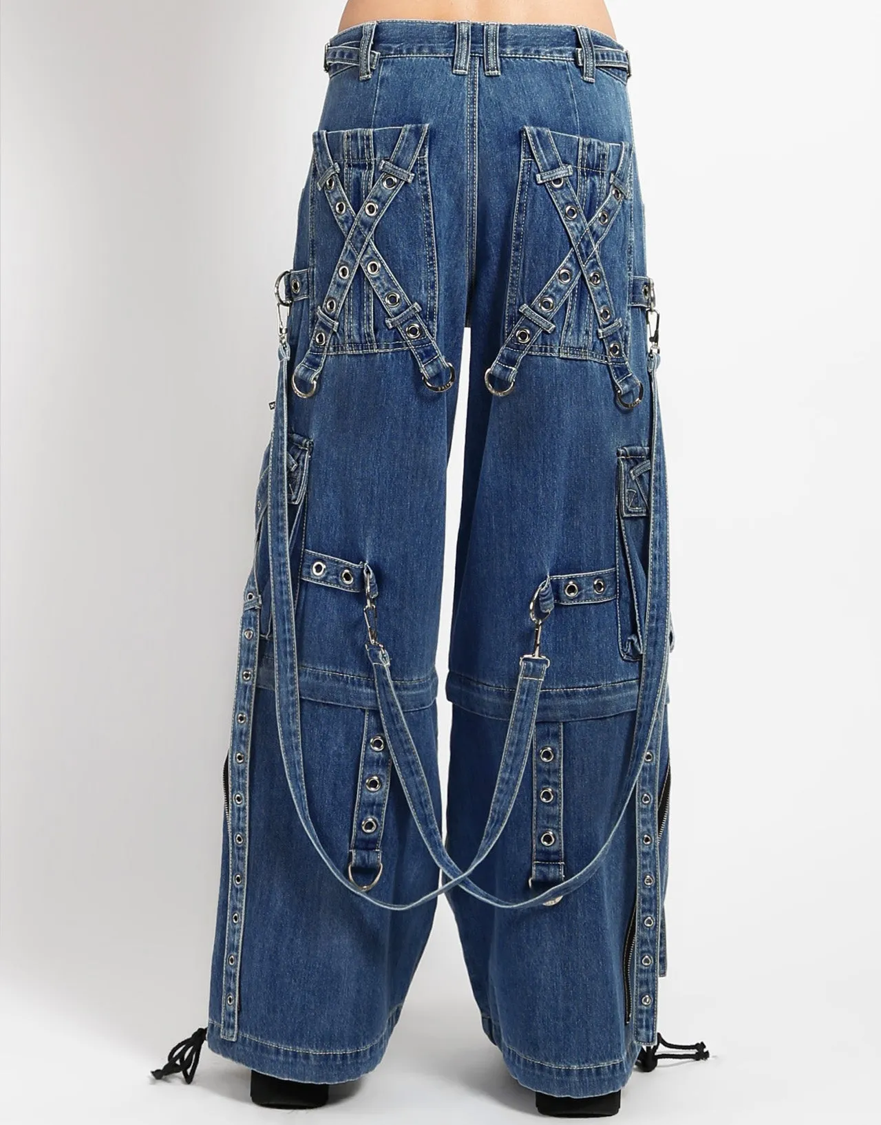 X-STRAP PANT BLUE DENIM